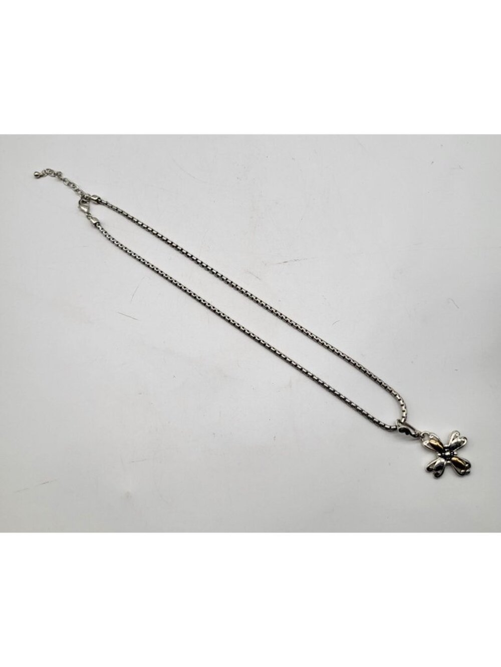 Premier Designs Deborah Silver Gold Tone Cross Pendant Necklace Religious - Picture 3 of 7